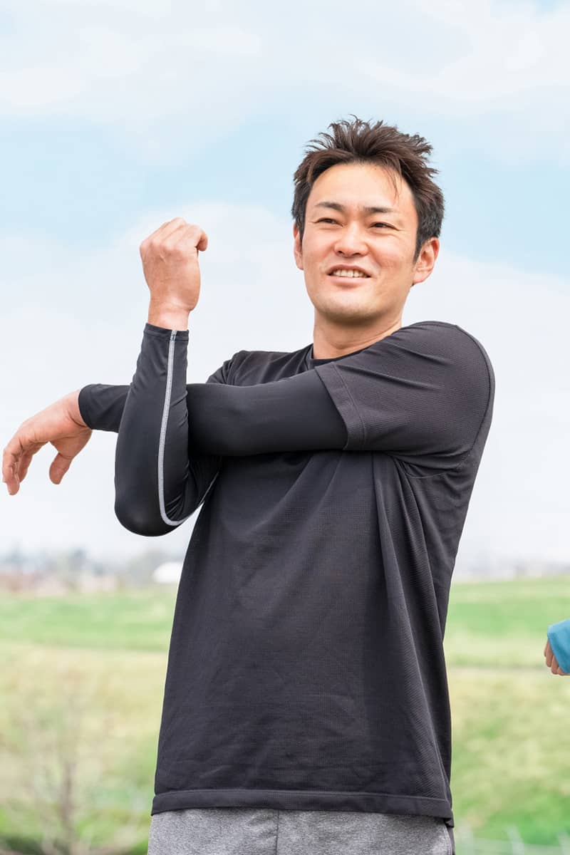 肩の動きに制限がある